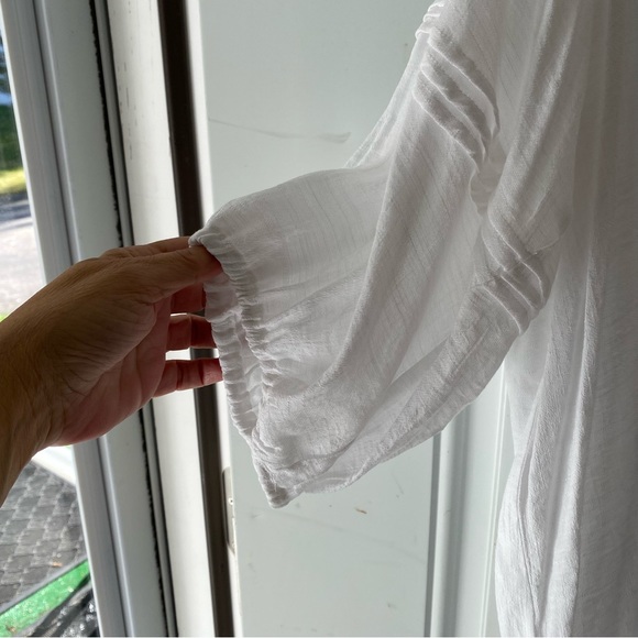 NWT Hope & Harlow top blouse white cotton SZ 2X. - Picture 8 of 10